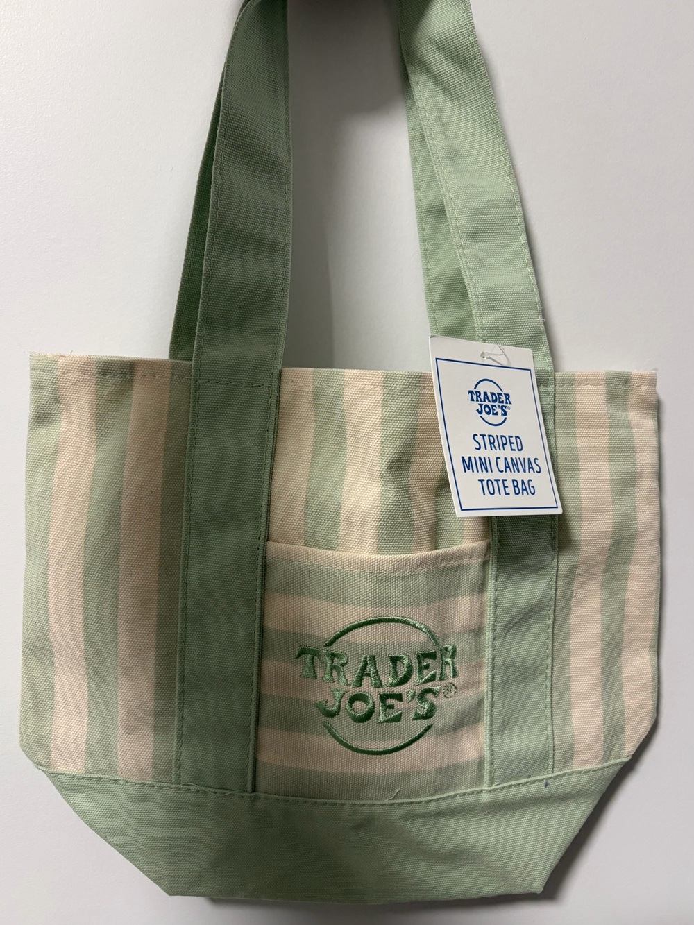 Trader Joe’s Mini Striped Canvas Tote